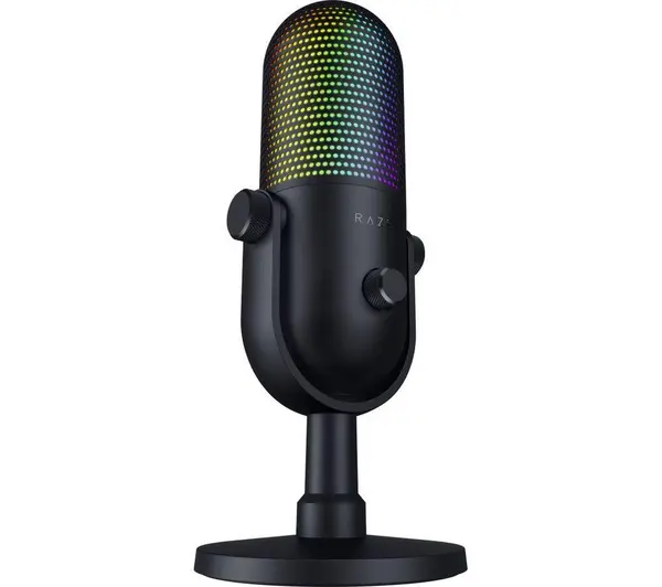 image of RAZER Seiren V3 Chroma Microphone - Black 8887910000441