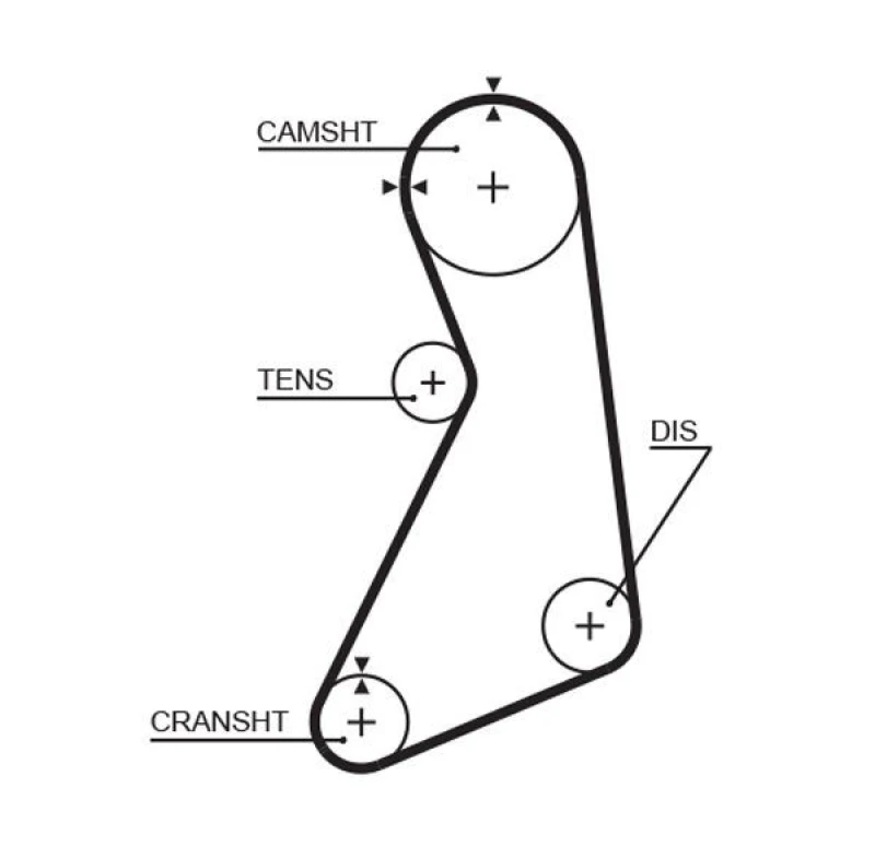 Image of GATES Timing Belt GATES 5399XS