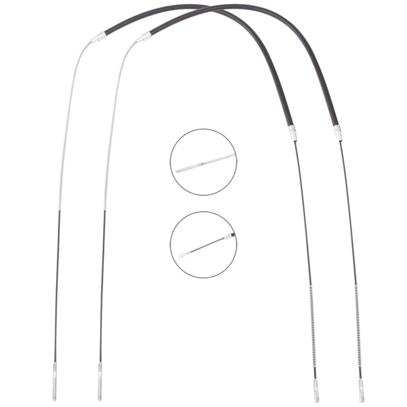 Image of RIDEX 124C1126 Brake Cable Left, 1755/610mm Cable,parking brake (124)