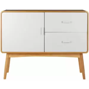 image of Malmo 1 Door and 2 Drawers Sideboard - Premier Housewares