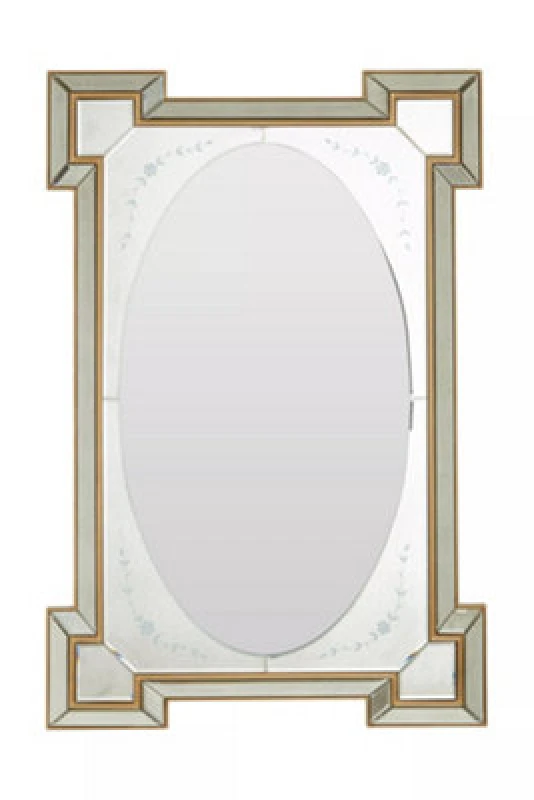 Image of Orsina Can Be Hung Both Ways Rectangular Wall Mirror