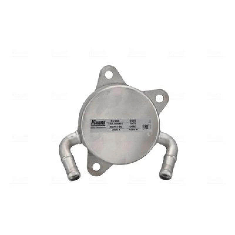 Image of NISSENS 91544 Oil Cooler, automatic transmission without gaskets/seals Aluminium Oil Cooler,automatic transmission (1047)