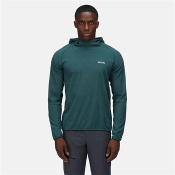 image of Regatta Montes Fleeced Hoodie - PacifcGr/Blk