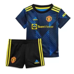 Image of Man Utd 2021-2022 Third Baby Kit (Blue)