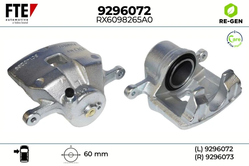 Image of Brake caliper FTE 9296072