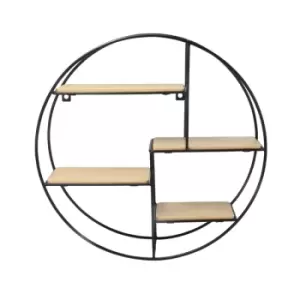 Image of Floating Circle Shelf 4 Tier M&amp;W