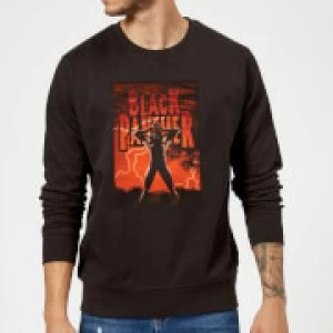 Image of Marvel Universe Wakanda Lightning Sweatshirt - Black - XXL