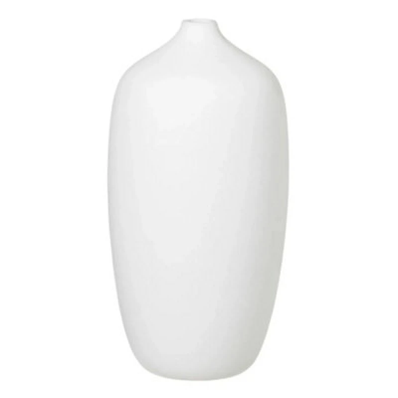 Image of Blomus Ceola Ceramic Vase 25Cm - White