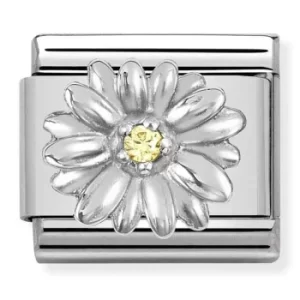 Image of Nomination CLASSIC Daisy Crystal Charm 330311/13