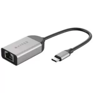 image of HYPER USB-C Adapter [1x USB-C - 1x LAN (10/100/1000 Mbps)] HD425B