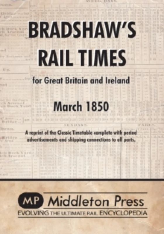 Image of Bradshaws Rail Times 1850 by George Bradshaw Paperback