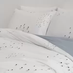 Image of Himeya Past The Stars Super Kingsize Duvet Cover, Grey