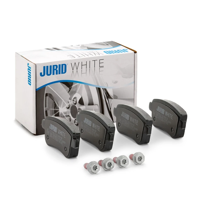 Image of JURID 573286JC Brake pad set not prepared for wear warning indicator, PREMIER Ceramic Brake Pad Set,disc brake (402)