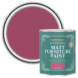 Image of Rust-Oleum Matt Furniture Paint Raspberry Ripple - 750ml