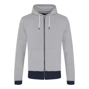 Image of Ecologie Mens Okavango Contrast Zoodie (XL) (Heather/Navy)