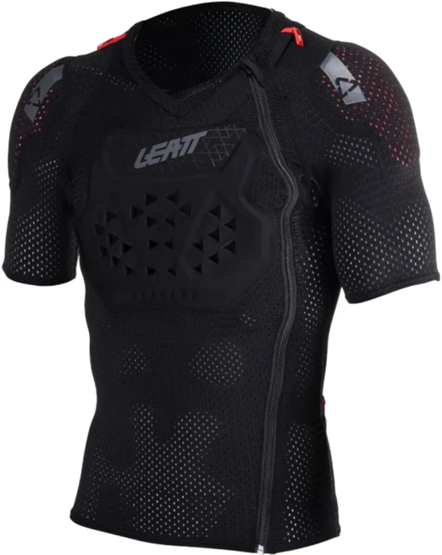 Image of Leatt Body Tee ReaFlex Stealth Short Sleeve Protector Jacket, black, Size XL for Men