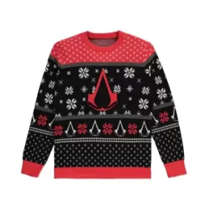 Image of Assassins's Creed Knitted Christmas Sweater Logo Size M