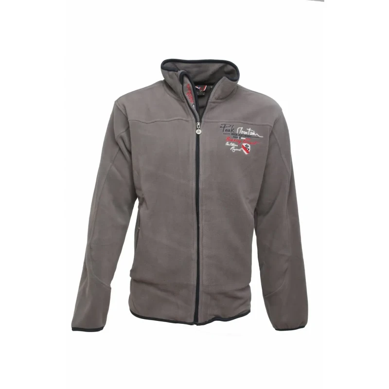 Image of Fleece jacket Peak Mountain Conac Gris Male 2XL
