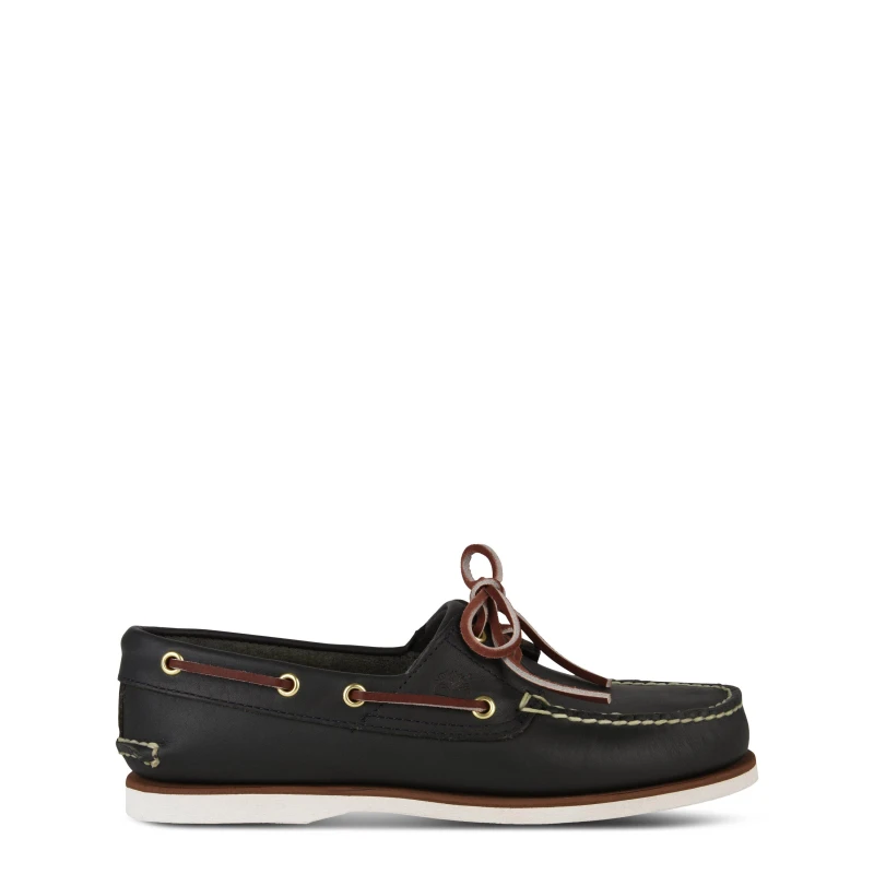Image of Timberland Mens Classic Boat Shoes Deck Shoes Navy Blue - UK 9 Blue male FA0446NVY9