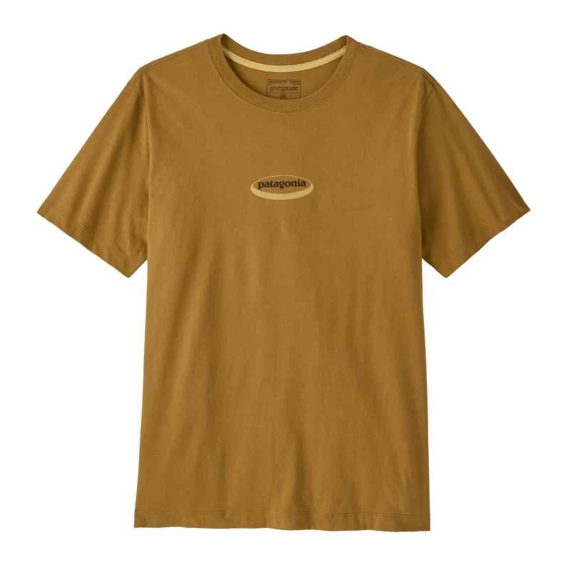 Image of T-Shirt Patagonia Oval Logo Marron Male XS