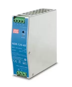 image of PLANET PWR-120-48 power supply unit 120 W Blue, Grey