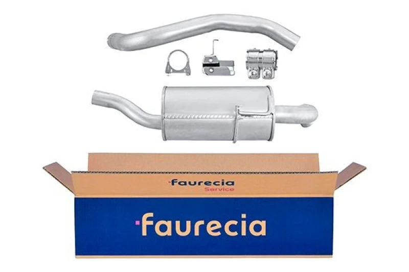 Image of HELLA Rear silencer HELLA 8LD 366 034-391