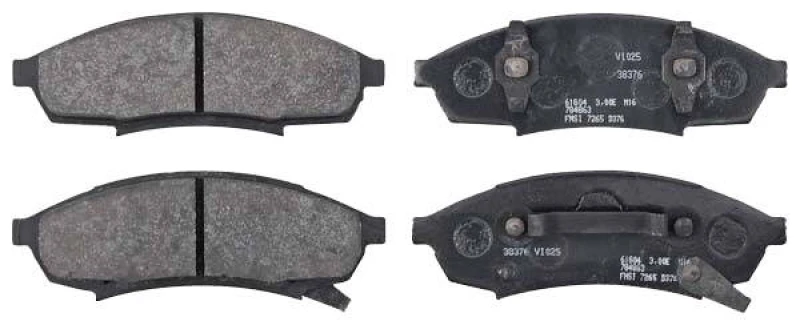 Image of A.B.S. 38376 Brake pad set with acoustic wear warning Brake Pad Set,disc brake (402)
