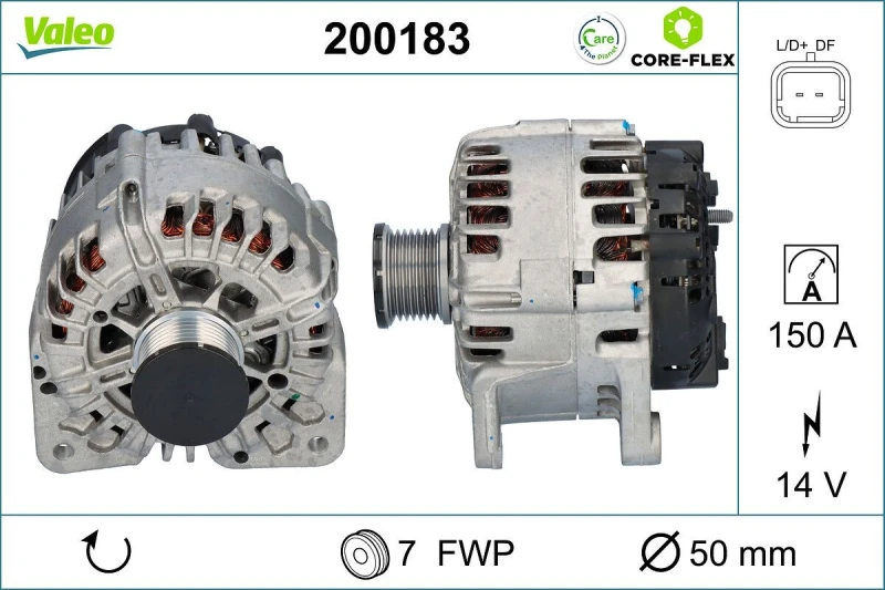 Image of Alternator VALEO 200183