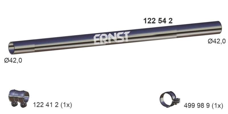 Image of Exhaust Pipe ERNST 122542