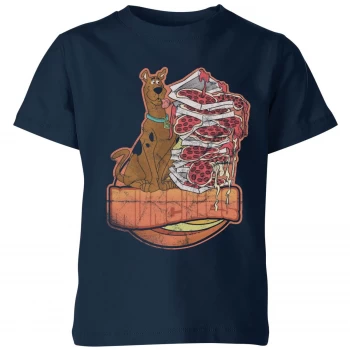 Image of Scooby Doo Munchies Kids T-Shirt - Navy - 11-12 Years