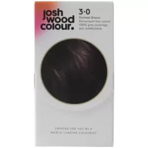 image of Josh Wood Colour 3 Darkest Brown Colour Kit