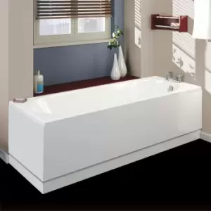 Image of UK Bathrooms 1700mm White Gloss Waterproof Front Bath Panel - White Gloss