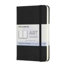 Image of Moleskine Art Pocket Watercolour Notebook : Black