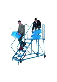 Image of Fort Easy Slope Platform Steps Galvanised 4 Tread MS9104G
