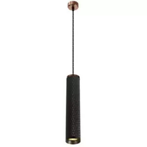 image of 1 Light 20cm Ceiling Pendant Light GU10, Rose Gold - Luminosa Lighting