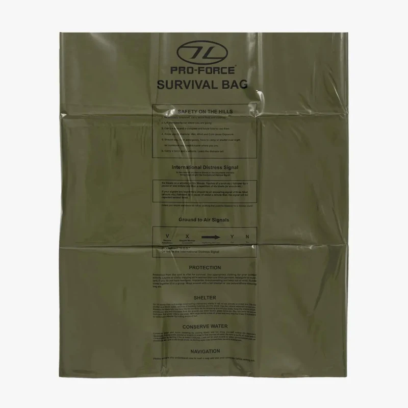 Image of Emergency survival bag Highlander Vert Unisex TU