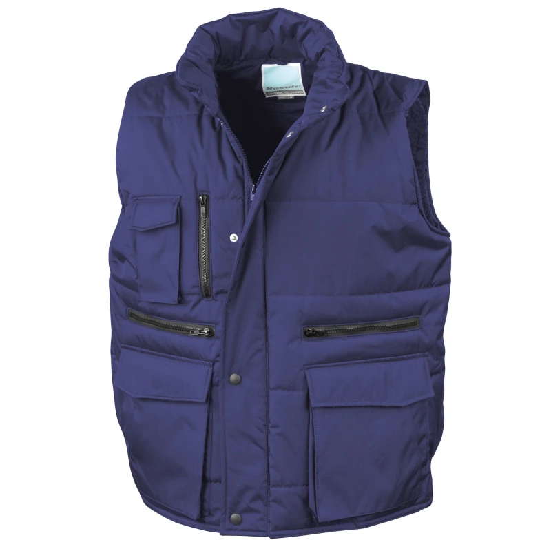 Image of Result Result Men Lance Bodywarmer Gilet (Windproof & Showerproof) in Royal Size: Small Royal S Male 5054171281121