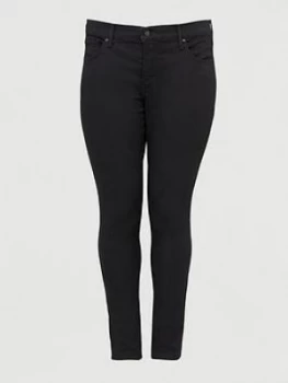 image of Levis Plus 310 Plus Shaping Super Skinny Jeans - Black