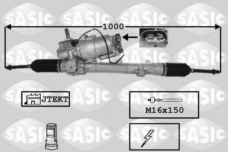 Image of Steering rack SASIC 7170058