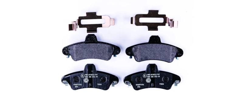 Image of HELLA Brake pad set HELLA 8DB 355 012-191
