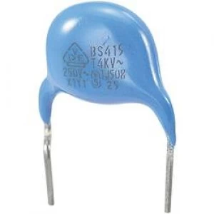 image of Ceramic disc capacitor Radial lead 330 pF 250 V AC