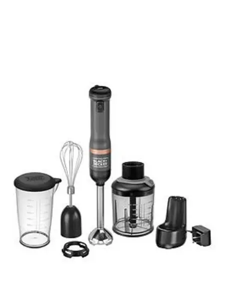 image of Black and Decker Kitchen Wand Cordless 3 in1 Stick Blender 1 x 2ah Integrated Li-ion Charger