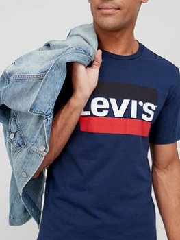 Levis Sportswear Logo T-Shirt - Navy Size XL Men