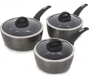 image of Tower T81212 3 Piece Forged Saucepan Set