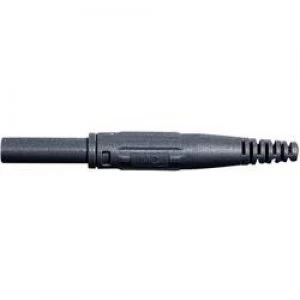 Image of Jack socket Socket straight Pin diameter 4mm Black Staeubli