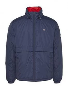 image of Tommy Jeans TJM Nylon Yoke Jacket - Navy Size M Men