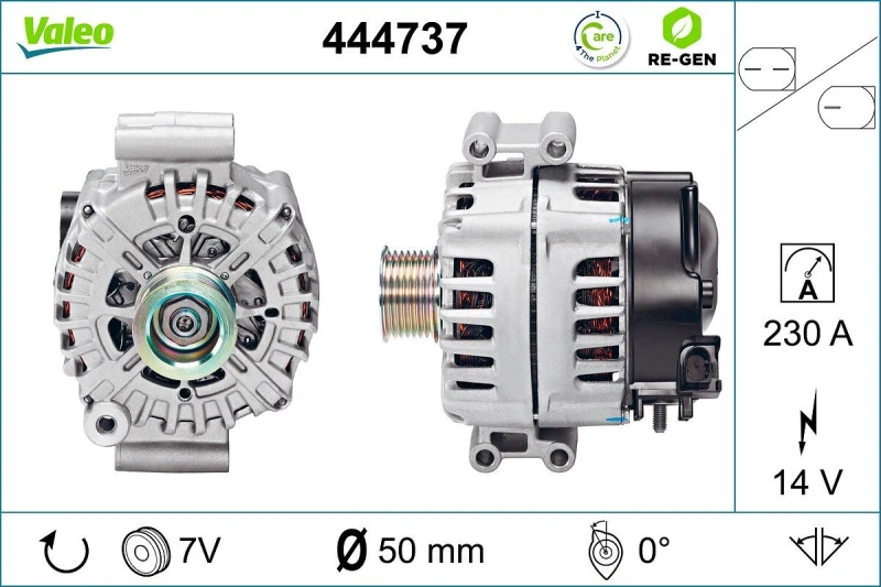 Image of Alternator VALEO 444737