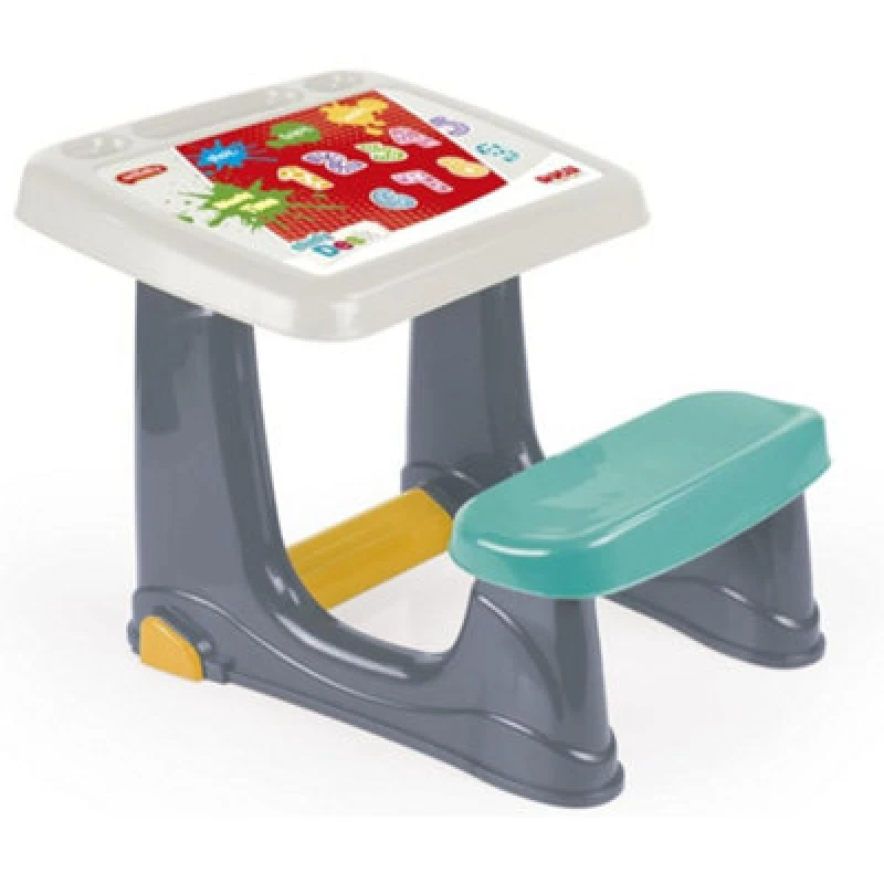 Image of Dolu Dolu Study Desk with Seat - Grey Grey unisex