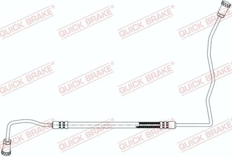 Image of QUICK BRAKE Brake hose QUICK BRAKE 96.022