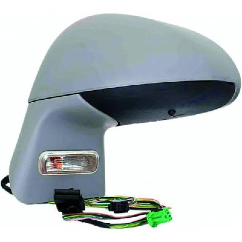 Image of DIEDERICHS 4072225 Wing mirror Left, Complete Mirror, primed Outside Mirror (50)